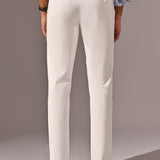White Stretch Cotton Men’s Chinos