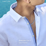 Amalfi White Relaxed Fit Linen Shirt