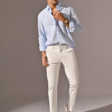 White Stretch Cotton Men’s Chinos