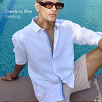 Amalfi White Relaxed Fit Linen Shirt