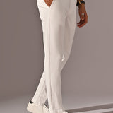 White Stretch Cotton Men’s Chinos