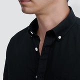 Windsor Classic Button-Down Black Shirt