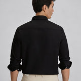 Windsor Classic Button-Down Black Shirt