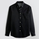 Windsor Classic Button-Down Black Shirt