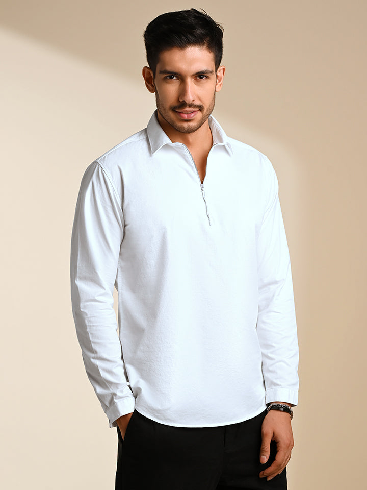 Pop Over Zipper Shirt - Zip Log
