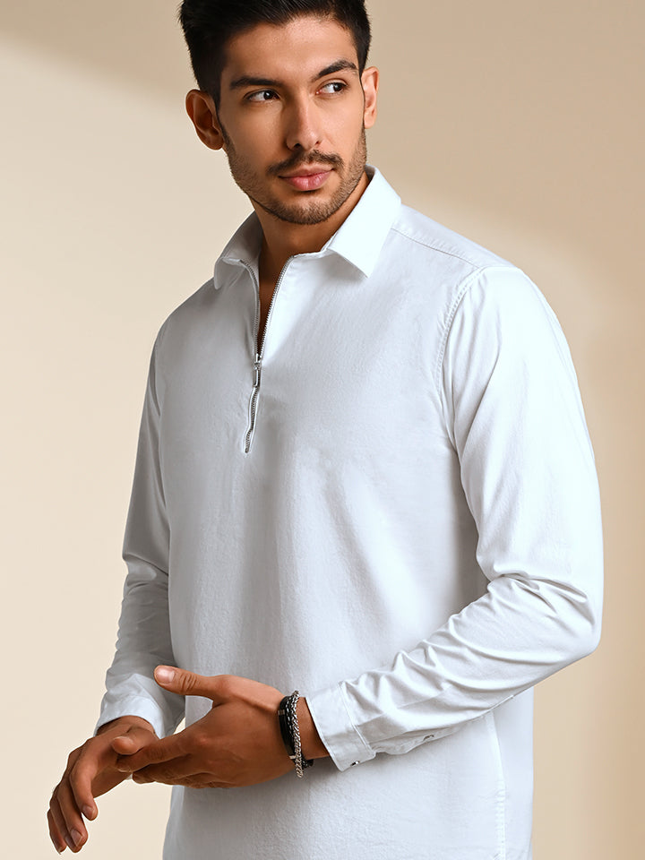 Pop Over Zipper Shirt - Zip Log
