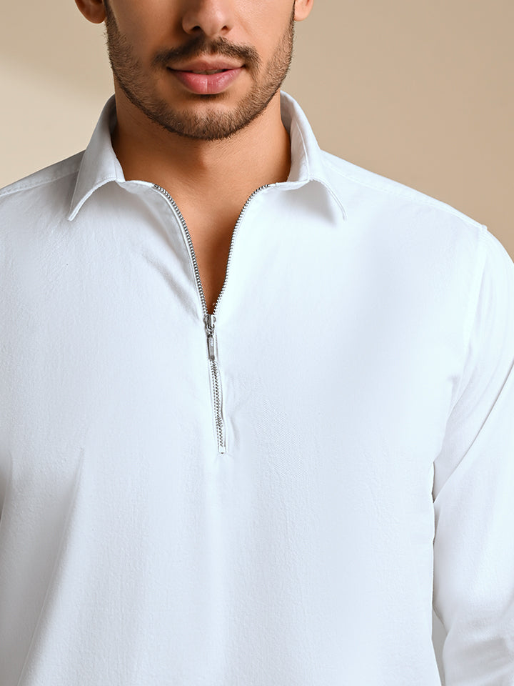 Pop Over Zipper Shirt - Zip Log