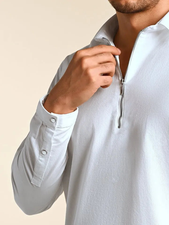 Pop Over Zipper Shirt - Zip Log