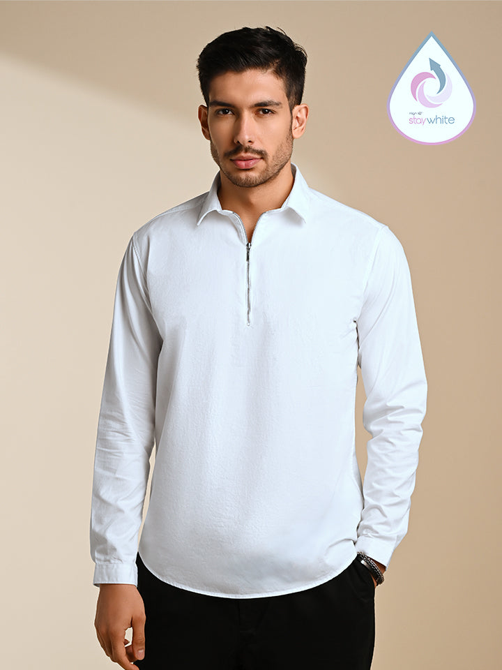 Pop Over Zipper Shirt - Zip Log