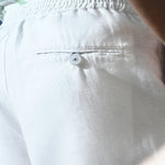 Bay White Easy Fit Linen Shorts