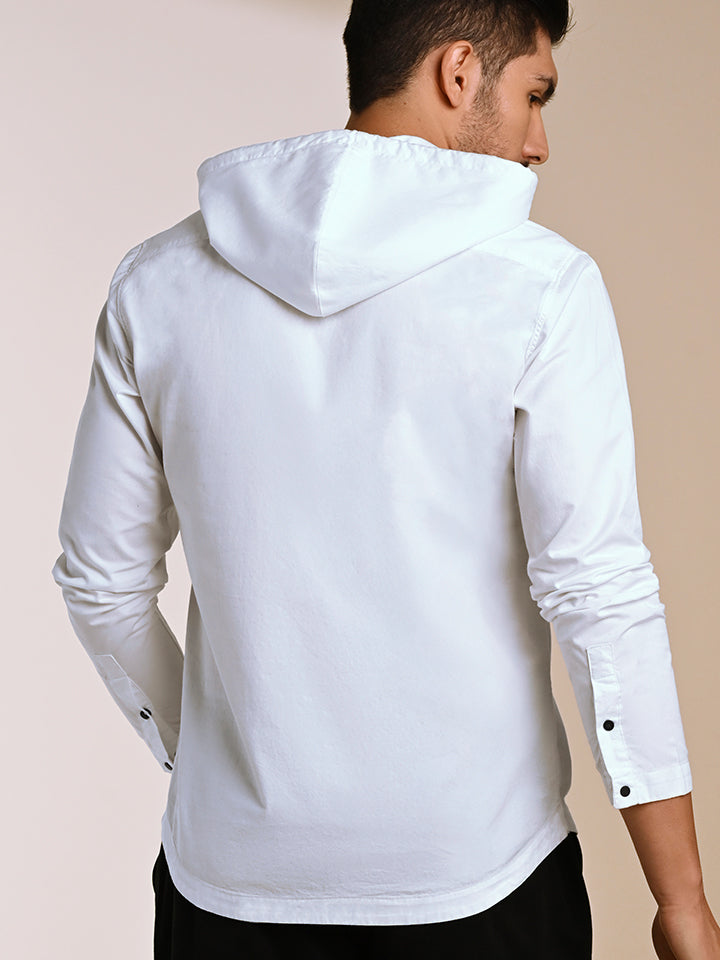 Pop Over Hooded Shirt - Crossway