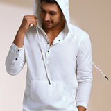Pop Over Hooded Shirt - Crossway