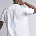 Black & White quality stretch cotton Tshirt Mashup