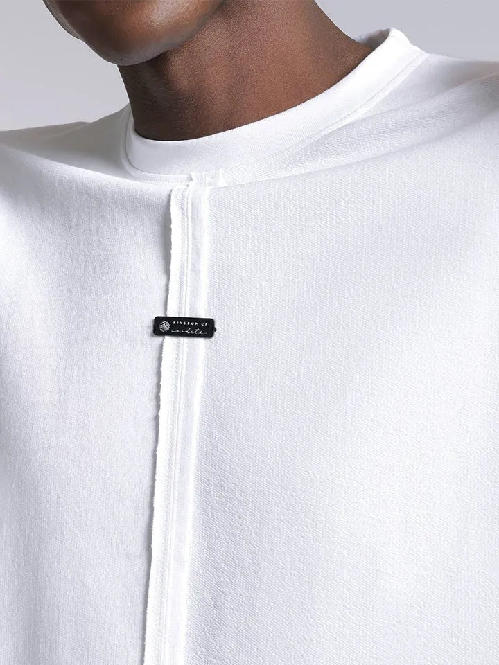 Black & White quality stretch cotton Tshirt Mashup