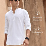 Legacy Cotton-Linen Short Kurta