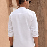 Legacy Cotton-Linen Short Kurta
