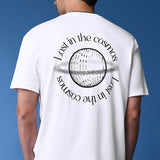 Oversized Tee - Cosmos Print