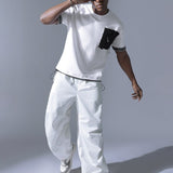 Black & White Cotton oversized t shirt - Mixtape