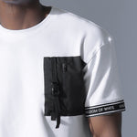 Mixtape White Athleisure Oversized T-Shirt