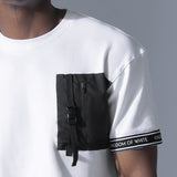 Black & White Cotton oversized t shirt - Mixtape