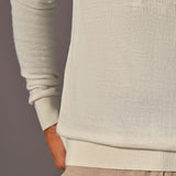 Turtle Neck Knitted Sweater - Moonscape