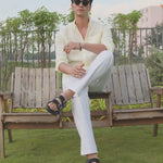 Lounge Linen White Pants or Trouser