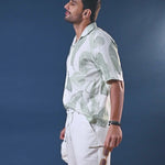 Bay White Easy Fit Linen Shorts