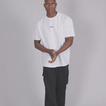 Black & White quality stretch cotton Tshirt Mashup