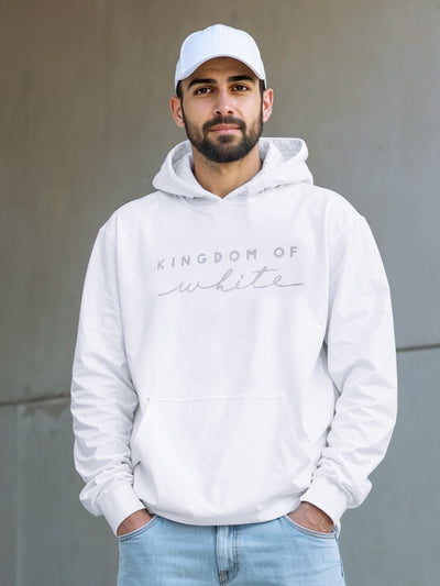 Snooze White Pure Cotton Logo Print Hoodie
