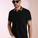 Raven Cotton Polo T-Shirt