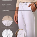 Coast White Relaxed Fit Linen Pants