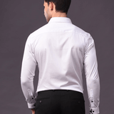 Contrast Collar Shirt - Party Punch